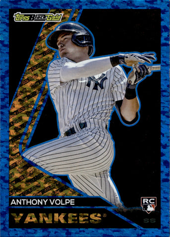2023 Anthony Volpe Topps Update Series BLUE BLACK GOLD ROOKIE RC #BG-10 New York Yankees