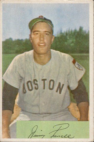 1954 Jimmy "Jim" Piersall Bowman #210 Boston Red Sox BV $40