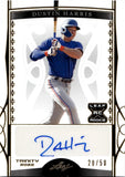 2022 Dustin Harris Leaf Trinity ROOKIE AUTO 28/50 AUTOGRAPH RC #BA-DH1 Chicago Cubs