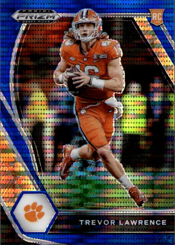 2021 Trevor Lawrence Panini Prizm Draft Picks BLUE PULSAR ROOKIE RC #106 Jacksonville Jaguars