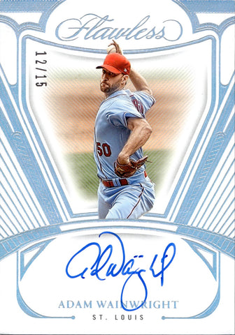 2024 Adam Wainwright Panini Flawless AUTO 12/15 AUTOGRAPH #FA-AW St. Louis Cardinals