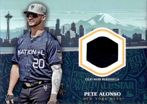 2023 Pete Alonso Topps Update ALL-STAR STITCHES JERSEY RELIC #ASR-PA New York Mets