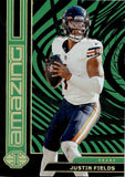 2023 Justin Fields Panini Illusions GREEN AMAZING SP 10/10 #10 Chicago Bears