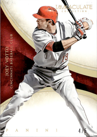 2014 Joey Votto Panini Immaculate Collection GOLD 4/5 #26 Cincinnati Reds