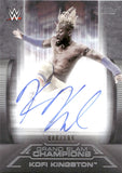 2021 Kofi Kingston Topps WWE Undisputed GRAND SLAM CHAMPIONS AUTO 080/199 AUTOGRAPH #GA-KK Monday Night Raw