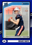 2024 Drake Maye Panini Donruss PRESS PROOF BLUE RATED ROOKIE RC #379 New England Patriots 1