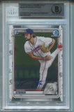 2020 Spencer Strider Bowman Chrome Draft 1ST BOWMAN BAS AUTHENTIC STICKER AUTO AUTOGRAPH #BD-20 Atlanta Braves 1607
