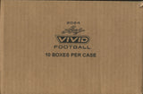 2024 Leaf Vivid Football Hobby, 10 Box Case