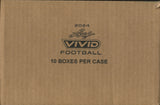 2024 Leaf Vivid Football Hobby, 10 Box Case (+10 Leaf 1/1 Proof Packs!)