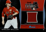 2011 Shelby Miller Bowman Draft Picks & Prospects GREEN FUTURES GAME JERSEY 14/25 RELIC #FGR-SMI St. Louis Cardinals