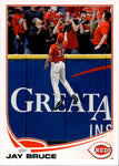 2013 Jay Bruce Topps SP PHOTO VARIATION #450 Cincinnati Reds