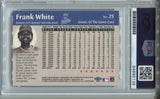 2000 Frank White Fleer Greats of the Game PSA/DNA AUTHENTIC AUTO AUTOGRAPH #25 Kansas City Royals 6139