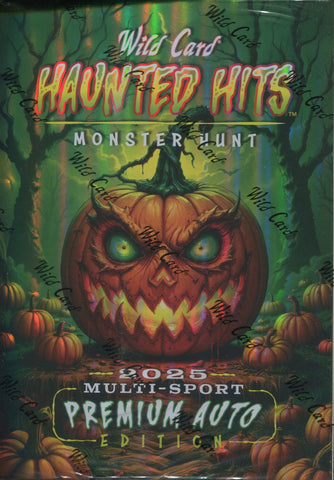 2025 Wild Card Haunted Hits Multi-Sport Premium Auto Edition Jumbo, Box