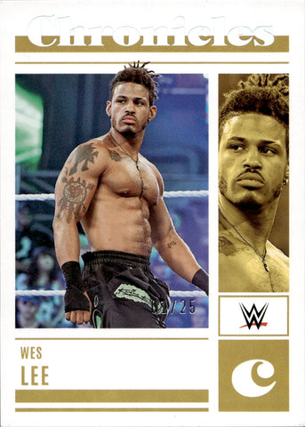 2023 Wes Lee Panini Chronicles WWE HOLO SILVER 01/25 #71 NXT