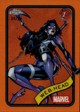 2025 Web-Head Topps Chrome Marvel Comics ORANGE REFRACTOR 04/25 #32 Spider-man
