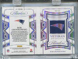2022 Rob Gronkowski Pannini Flawless HOLO SILVER LETTER PATCH AUTO 09/19 AUTOGRAPH RELIC BOOKLET #VB-RG New England Patriots