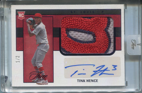 2023 Tink Hance Panini Three & Two PURPLE ROOKIE JUMBO PATCH AUTO 1/2 AUTOGRAPH RELIC #118 St. Louis Cardinals