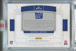 2019 Daniel Jones Panini National Treasures ROOKIE NFL GEAR TRIPLE JERSEY BALL AUTO 32/49 AUTOGRAPH RELIC #RST-DJ New York Giants