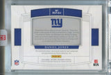 2019 Daniel Jones Panini National Treasures ROOKIE NFL GEAR TRIPLE JERSEY BALL AUTO 32/49 AUTOGRAPH RELIC #RST-DJ New York Giants