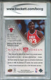2009-10 Michael Jordan Upper Deck MJ LEGACY COLLECTION GOLD BCCG 10 #17 Chicago Bulls HOF 9076