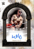 2025 Carmelo Hayes Topps Royalty WWE GOLD PILLARS OF GREATNESS AUTO 29/99 AUTOGRAPH #PGS-CHA Friday Night Smackdown