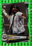 2025 Mankind Topps Chrome GREEN GEOMETRIC REFRACTOR 4/75 #124