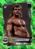 2025 Shawn Michaels Topps Chrome SAPPHIRE GREEN REFRACTOR 58/75 #188
