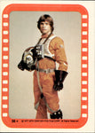 1977 Star Pilot Luke Skywalker Topps Star Wars STICKER #36 1