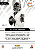 2023 Justin Fields Panini Illusions GREEN AMAZING SP 10/10 #10 Chicago Bears