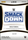 2024 Solo Sikoa Panini Select WWE BLUE PRIZM AUTO 26/49 AUTOGRAPH #SG-SLS Friday Night Smackdown