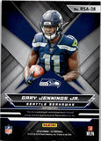 2019 Gary Jennings Jr. Panini XR ROOKIE SWATCH BLUE PATCH JERSEY AUTO 35/49 Seattle Seahawks #RSA-38