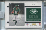 2021 Elijah Moore Panini One ROOKIE DUAL PATCH AUTO 006/125 AUTOGRAPH RELIC RC #44 New York Jets