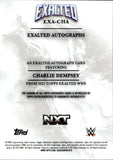 2025 Charlie Dempsey Topps Exalted WWE AUTO AUTOGRAPH #EXA-CHA NXT