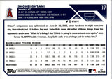 2023 Shohei Ohtani Topps Chrome VARIATION REFRACTOR SP #17 Anaheim Angels