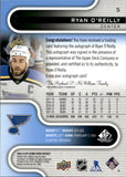 2022-23 Ryan O'Reilly Upper Deck SP Game Used  AUTO AUTOGRAPH #5 St. Louis Blues