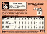 2018 Aaron Judge Topps Heritage BAT ON SHOULDER #25 New York Yankees 11