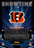 2023 Joe Burrow Panini Score SHOWTIME #18 Cincinnati Bengals