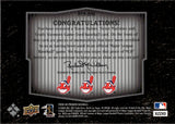 2008 Travis Hafner Victor Martinez Grady Sizemore Upper Deck Premier TRIOS TRIPLE JERSEY 32/50 RELIC #PTM-HMS Cleveland Indians