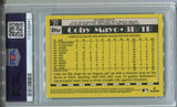 2025 Coby Mayo Topps Silver Pack AQUA REFRACTOR ROOKIE 147/199 RC PSA 10 #21 Baltimore Orioles 8841