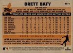 2023 Brett Baty Topps Chrome ROOKIE Lids Mitchell & Ness 1983 DESIGN RC #83-1 New York Mets