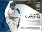 2021 Edward Olivares Panini Spectra BLUE DISCO ROOKIE PATCH AUTO 81/99 AUTOGRAPH RELIC RC #160 Kansas City Royals