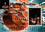 1992-93 Michael Jordan Topps Stadium Club #1 Chicago Bulls HOF