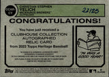 2023 Christian Yelich Topps Heritage CLUBHOUSE COLLECTION JERSEY AUTO JERSEY NUMBER 22/25 AUTOGRAPH RELIC #CCAR-CY Milwuakee Brewers