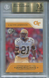 2007 Calvin Johnson Press Pass ALL AMERICAN ROOKIE RC BGS 9.5 #79 Detroit Lions HOF 3979