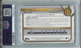 2022 James Wood Bowman 1ST BOWMAN PAPER PROSPECTS YELLOW PSA 8 #BP108 San Diego Padres 7416