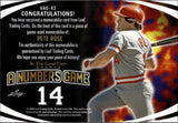 2024 Pete Rose Leaf In The Game Used RAINBOW FOIL A NUMBERS GAME JERSEY 23/50 RELIC #ANG-42 Cincinnati Reds
