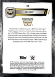 2025 Hulk Hogan Topps Chrome Sapphire Edition GREEN REFRACTOR 25/75 #12 WWE HOF