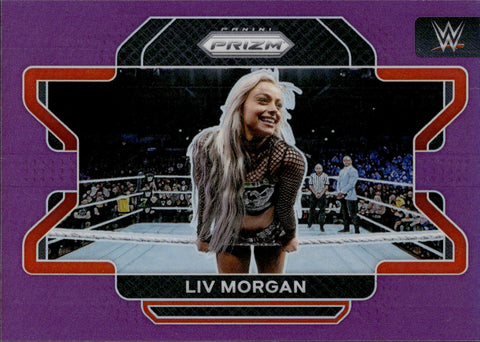 2022 Liv Morgan Panini Prizm PURPLE 049/149 #46 Monday Night Raw