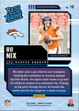 2024 Bo Nix Panini Donruss RATED ROOKIE RETRO RC #19 Denver Broncos 1
