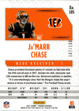 2021 Ja'Marr Chase Panini Phoenix PINK ROOKIE 107/199 RC #105 Cincinnati Bengals
